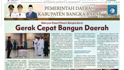 Maknyus Resmi Pimpin Bangka Barat, Gerak Cepat Bangun Daerah