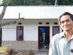 PT Timah Bangun Rumah Layak Huni Untuk Warga Bangka, Suparjan Tak Khawatir Lagi Rumahnya akan Roboh