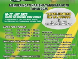 *Ayo Daftar Segera!!! Polda Babel Gelar Turnamen Badminton Bhayangkara Cup 2025*