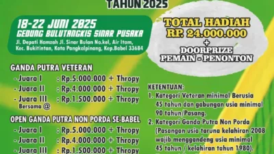 *Ayo Daftar Segera!!! Polda Babel Gelar Turnamen Badminton Bhayangkara Cup 2025*