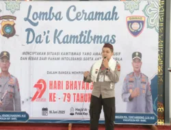 *Momentum Hari Bhayangkara Ke 79, Polda Babel Gelar Lomba Ceramah Da’i Kamtibmas Antar Personel*