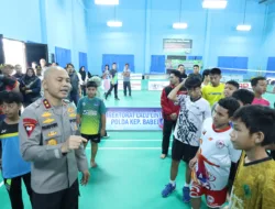 *Buka Kejuaraan Badminton Bhayangkara Cup 2025, Kapolda Babel Optimis Bisa Cetak Pebulutangkis Hebat Dari Babel*