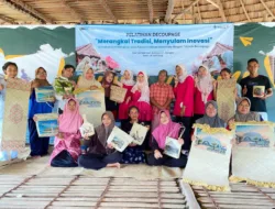 Dorong Pengembangan Kerajinan Lokal dan Ekraf, PT Timah Bekali Warga Mapur Pelatihan Decoupage