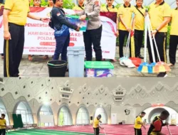 Polda Babel Gelar Baksos Religi Jelang HUT Bhayangkara Ke 79, Bersih Tempat Ibadah Hingga Beri Bantuan