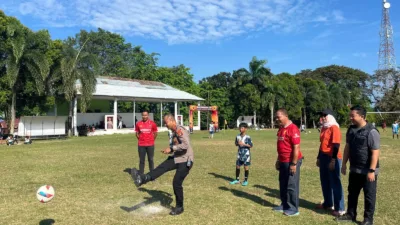 Turnamen U-12 di Gelora Mentok Diikut 24 Tim, Kapolres: Siapkan Generasi Muda Berkualitas 