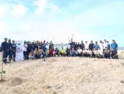 Peringati Hari Lingkungan Hidup 2025, PT Timah Tanam Ribuan Pohon dan Angkut Puluhan Kilo Sampah Plastik dari Pantai
