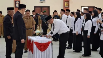 Lantik 84 Orang PPPK Bangka Barat, Ini Pesan Markus 