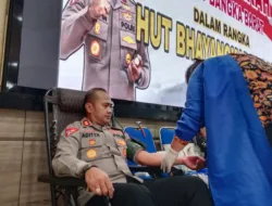 Polres Bangka Barat Kumpulan 55 Kantong Darah