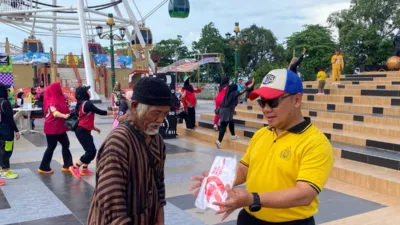 300 Peserta Meriahkan Car Free Day “Polri untuk Masyarakat” di Bangka Selatan