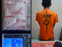 Dua Residivis Narkoba di Toboali Ditangkap Polisi Saat Nongkrong di Pondok, BB Sabu 10,16 Gram