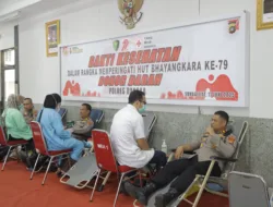 Donor Darah HUT Bhayangkara ke 79, Polres Bangka Kumpulkan 27 Kantong Darah