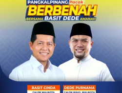 Jumat Sore Basid-Dede Siap Mendaftar ke KPU Kota Pangkalpinang, Usung Tema Pangkalpinang Pacak BERBENAH