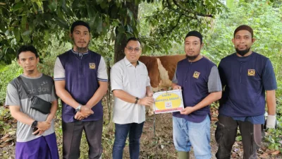 Pengurus Masjid Ucapkan Terima Kasih Bantuan Hewan Kurban Ketua Umum Kadin Indonesia