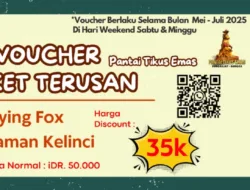Pantai Tikus Emas Siapkan Paket Voucher Diskon di Hari Libur Sekolah