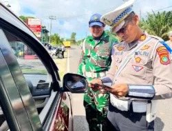15 Pengendara Yang Terjaring Operasi Patuh Menumbing Bersikap Kooperatif
