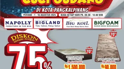 Jangan Lewatkan! Bazaar Cuci Gudang Diskon Furnitur hingga 75 Persen 