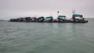 Tambang Ilegal di Perairan Teluk Inggris Ditarik Aparat