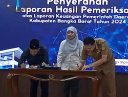 Pemkab Babar Dapat WTP 6 Kali Berturut, Markus: Komitmen Tingkatkan Transparansi Keuangan