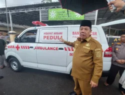 Gubernur Babel Salurkan Mobil Ambulans ke Desa Pangkal Buluh