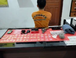 Pemuda di Mentok Diringkus Beserta Ratusan Butir Ekstasi dan Sabu