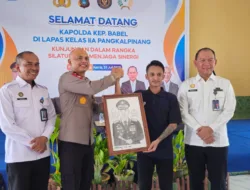 Kunjungi Lapas Kelas II Pangkalpinang, Kapolda Babel Berikan Apresiasi Pembinaan Kemandirian Warga Binaan