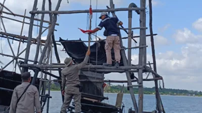 Jaga Aset Negara, PT Timah Bersama Tim Gabungan Gelar Penertiban Tambang Ilegal di Merbuk