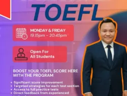 Hadirkan Ahli Bahasa Ade Purna Nugraha, Kampung Inggris Babel Luncurkan Program ‘ScoreBooster TOEFL’ 