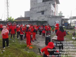 Perkuat Kebersamaan, Cece Dessy Ajak Warga Senam Seru di Lontong Pancur