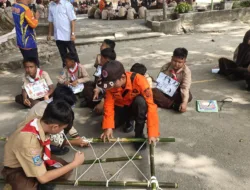 Tanamkan Kesiapsiagaan Sejak Usia Dini, BPBD Bangka Latih Siswa SMP Teknik Penanggulangan Bencana