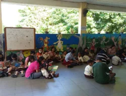 Peringati Hari Anak Nasional, TK Theresia I Pangkalpinang Ajak Siswa dan Orang Tua Murid Baca Buku dan Makan Bersama