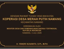 Hari Ini Menteri Desa Resmikan Koperasi Merah Putih Desa Namang