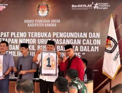 Pasangan Fery-Syahbudin Dapat Nomor Urut 1, Feri Sebut Sesuai Doa