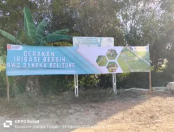 BWS Babel Lakukan Gerakan Irigasi Bersih di Desa Namang, Kepala Desa Yakin Namang Jadi Desa Berketahanan Pangan