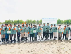 PLN Tanam 10.000 Mangrove di Pantai Penyak, Pulihkan Ekosistem Pesisir Bangka Tengah