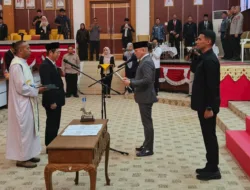 Agung Setiawan Dilantik sebagai Anggota DPRD Babel, Gantikan Almarhum Tarmizi Saat