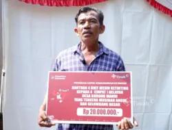 Selamat dari Badai, Nelayan Burung Mandi Dapat Bantuan PT Timah di HUT ke-49