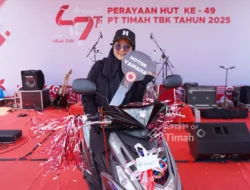 Rela Kehilangan Sepatu, Dipa Putri Bawa Pulang Hadiah Motor di Pekan Sehat HUT ke-49 PT Timah