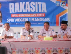 Komitmen Tingkatkan Kualitas Pendidikan di Babel, Gubernur Hidayat Sidak SMKN 1 dan SMAN 1 Manggar dan Rencana Rehab Total Fasilitas Sekolah