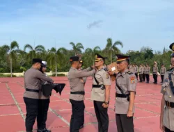 Sejumlah PJU Polres Bangka Barat Berganti, Kapolres Ingatkan Optimal Laksanakan Tugas