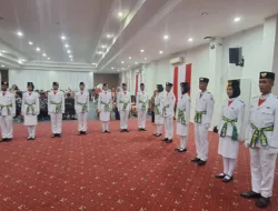 Pj Wali Kota Pangkalpinang Kukuhkan 36 Anggota Paskibraka, Tekankan Keteladanan dan Semangat Nasionalisme