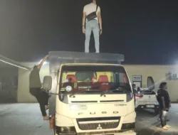 Polres Basel Geledah 5 Truk Isi Timah dari Belitung