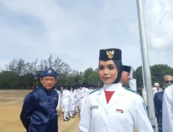 Pembawa Baki pada Upacara HUT ke-80 RI di Bangka Barat Bercita-cita jadi Polisi
