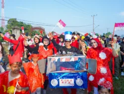 Unik dan Menarik, Warga Belinyu Tunjukkan Kreativitas Lewat Kostum Unik di Pekan Jalan Sehat HUT ke-49 PT Timah 