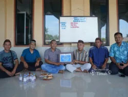 PT Timah Konsisten Dukung Rumah Ibadah,  Bantu Tingkat Sarana Ibadah di Masjid Al Qomar Sinar Bulan