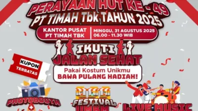 Ini Rangkaian Kegiatan Pekan Sehat HUT PT Timah Besok 