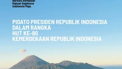 PIDATO PRESIDEN REPUBLIK INDONESIA PADA SIDANG TAHUNAN MAJELIS PERMUSYAWARATAN RAKYAT REPUBLIK INDONESIA DAN SIDANG BERSAMA DEWAN PERWAKILAN RAKYAT REPUBLIK INDONESIA DAN DEWAN PERWAKILAN DAERAH REPUBLIK INDONESIA DALAM RANGKA HUT KE-80 KEMERDEKAAN REPUBLIK INDONESIA