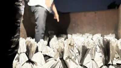 Lanal Babel Gagalkan Penyelundupan 80 Karung Pasir Timah di Kampung Nelayan Dua Sungailiat