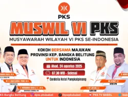 DPW PKS Bangka Belitung Gelar Muswil VI, Teguhkan Komitmen Pelayanan dan Penguatan Struktur
