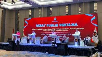 Infrastruktur dan Penanggulangan Banjir Jadi Sorotan Utama Debat Calon Wali Kota Pangkalpinang