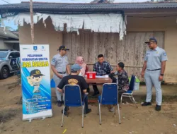 Jasa Raharja Hadirkan Layanan Kesehatan Gratis dalam Acara Sedekah Kampung di Desa Bukit Terak Bangka Barat